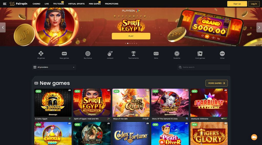 Fairspin Casinon sovellus - Saatavilla laitteellesi?