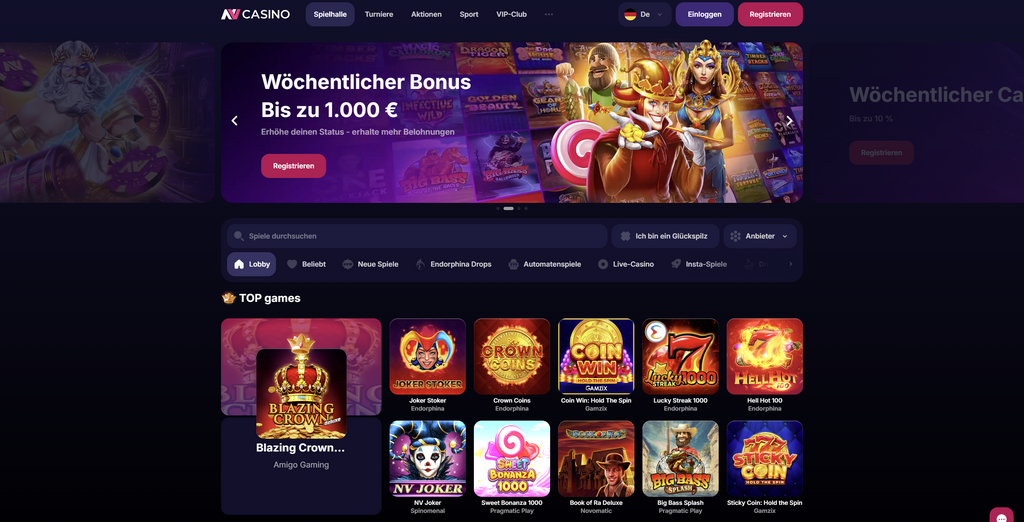 NV Casino Testimonial 2026|EUR2000 Bonus Offer + 225 Free Rotates