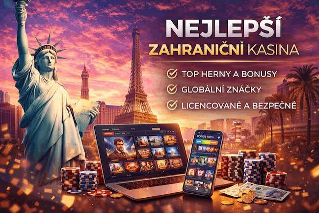 Nejlepší zahraniční online casina Kde a jak hrát